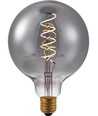 E27 4,5W dimbare LED lamp - G125, Filament Flex, Smoke, 2200K, 150lm
