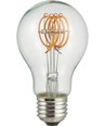 E27 4W dimbare LED filament lamp - A60, Flex filament, 2200K, 210lm, helder glas