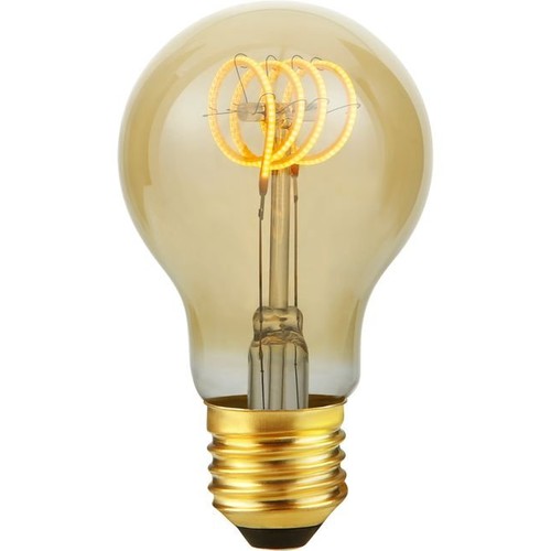 E27 4W dimbare LED filament lamp - A60, Flex, Gold, 2000K, 210lm