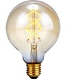 E27 5W dimbare LED-lamp - G95, Gold, Flex Double Helix, 2000K, 300lm