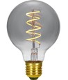 E27 4,5W dimbare LED globe-lamp - G95, rookglas, 2200K