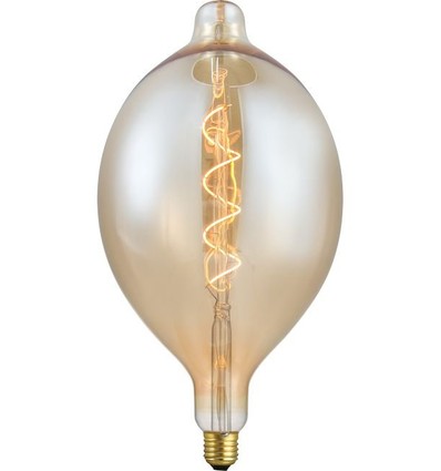 E27 4W XXL Flex Filament LED-lamp - 34cm, 2000K, Goud, dimbaar