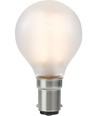 Ba15d 4W dimbare LED kogellamp - G45, filament, mat glas, 2500K