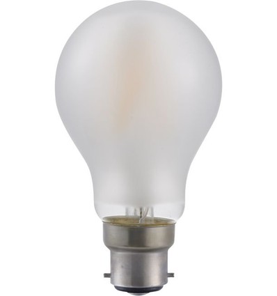 BA22d 5,5W dimbare LED-lamp - A60, filament, mat glas, 2500K