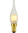 E14 1,8W dimbare LED kogellamp - C23, Mini Tip Candle, 2000K, mat glas