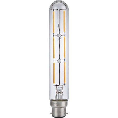 BA22d 5W dimbare LED Colorenta Short lamp - 17,1cm, 470lm, 2200K, helder glas