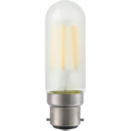 BA22d 5W dimbare LED buislamp - 9,5cm, filament, mat glas, 2700K