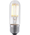 B22d 5W dimbare LED filament buislamp - 9,5cm, 2700K, helder glas