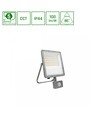 30W NOCTIS MAX breedstraler met PIR-sensor - IP44, CCT, grijs