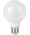 E27 4,7W dimbare LED globe lamp - G95, opaal glas, filament, 2500K
