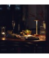 Oplaadbare LED-tafellamp met draadloos opladen - Goud, touch-dimbaar, CCT, IP54
