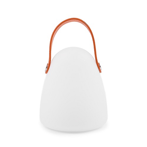 Oplaadbare RGB LED-tafellamp Ø12,8cm - Wit, incl. afstandsbediening, IP54 buiten
