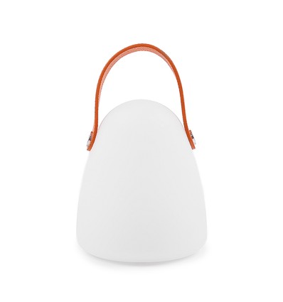 Oplaadbare RGB LED-tafellamp Ø12,8cm - Wit, incl. afstandsbediening, IP54 buiten