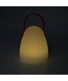 Oplaadbare RGB LED-tafellamp Ø12,8cm - Wit, incl. afstandsbediening, IP54 buiten