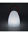 Oplaadbare RGB LED-tafellamp Ø12,8cm - Wit, incl. afstandsbediening, IP54 buiten
