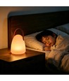 Oplaadbare RGB LED-tafellamp Ø12,8cm - Wit, incl. afstandsbediening, IP54 buiten