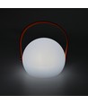 Oplaadbare RGB LED-tafellamp Ø13cm - Wit, incl. afstandsbediening, IP54 voor buiten