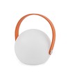 Oplaadbare RGB LED-tafellamp Ø13cm - Wit, incl. afstandsbediening, IP54 voor buiten