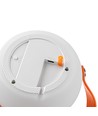 Oplaadbare RGB LED-tafellamp Ø13cm - Wit, incl. afstandsbediening, IP54 voor buiten