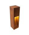 Corten tuinlamp - 12W, 50 cm, IP65 buiten, incl. lichtbron