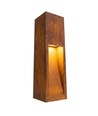 Corten tuinlamp - 12W, 50 cm, IP65 buiten, incl. lichtbron