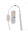RGBIC controller met afstandsbediening - Bluetooth Surplife RF draadloos, slimme afstandsbediening, 3-pins