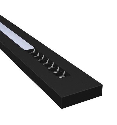 LEDlife 20W/30W/40W WLD PLANK LED plafondlamp - 120cm, CCT, 40°, zwart, opaal glas