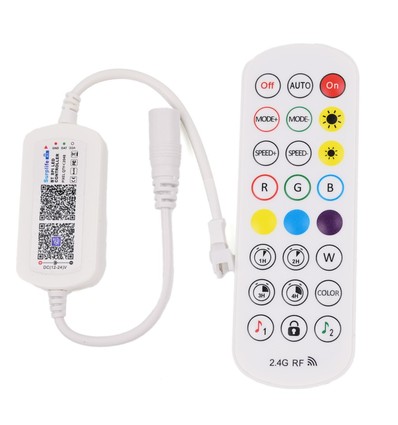 RGBIC controller met afstandsbediening - Bluetooth Surplife RF draadloos, slimme afstandsbediening, 3-pins