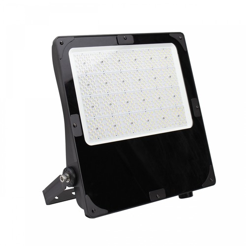 300W LED-schijnwerper met instelbaar wattage - Asymmetrisch, IP66 buiten, IK08, zwart