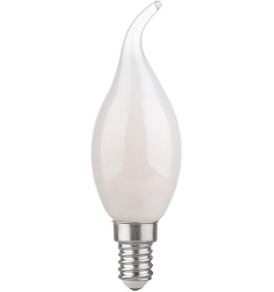 E14 4,7W dimbare LED-tiptipkaars - C35, opaal glas, 2700K, filament