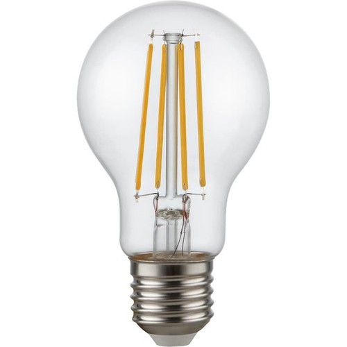 E27 4,7W dimbare LED-lamp - A60, filament, 470lm, 2200K, helder glas