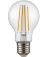 E27 4,7W dimbare LED-lamp - A60, filament, 470lm, 2200K, helder glas