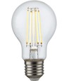 E27 4,7W dimbare LED-lamp - A60, filament, 470lm, 2200K, helder glas