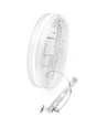 24/18/13W LED CCT plafondlamp - Ø28cm, Hoogte: 5cm, IP54, witte rand, incl. lichtbron