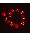 1,1W per stuk Waterdichte rode LED-module - 12V DC, IP66, perfect voor borden en speciale oplossingen