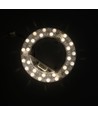 21,5cm / 24/18/12W LED-inzetmodule met lenzen - Flicker free, instelbare CCT, vervangt G24, cirkel- en compactlampen