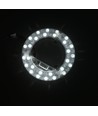 21,5cm / 24/18/12W LED-inzetmodule met lenzen - Flicker free, instelbare CCT, vervangt G24, cirkel- en compactlampen