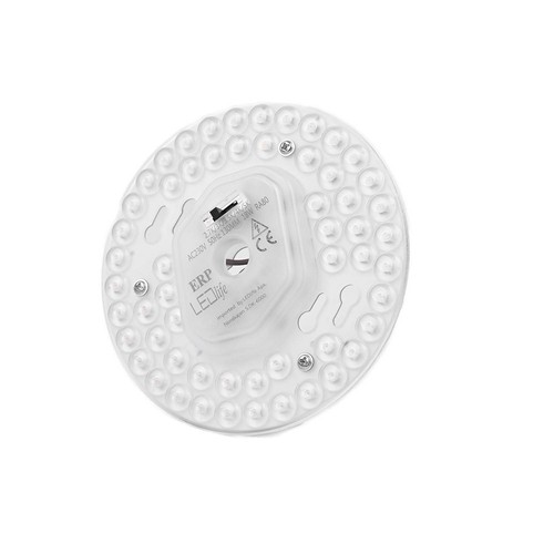 Ø13 cm / 18W LED-inzetstuk met lenzen - Flicker free, instelbare CCT, vervangt G24, cirkelbuizen en compacte buizen
