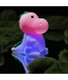 MOCHI Dinosaurus nachtlampje - Siliconen, kleurwissel + warm wit, touch dimbaar, IP20 binnen