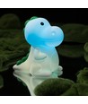 MOCHI Dinosaurus nachtlampje - Siliconen, kleurwissel + warm wit, touch dimbaar, IP20 binnen