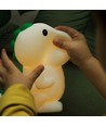 MOCHI Dinosaurus nachtlampje - Siliconen, kleurwissel + warm wit, touch dimbaar, IP20 binnen