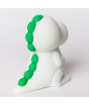 MOCHI Dinosaurus nachtlampje - Siliconen, kleurwissel + warm wit, touch dimbaar, IP20 binnen