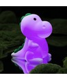 MOCHI Dinosaurus nachtlampje - Siliconen, kleurwissel + warm wit, touch dimbaar, IP20 binnen