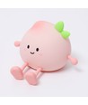 MOCHI perzik nachtlampje - Siliconen, touch dimbaar, IP20 binnen