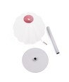 Oplaadbare RGB LED tafellamp - Wit, incl. afstandsbediening, IP20 binnen