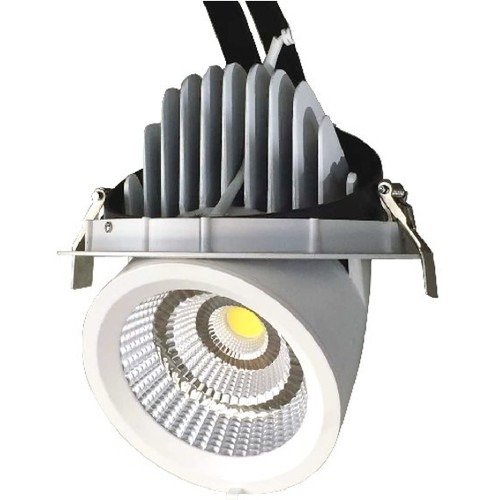35W Ø16,5cm Downlight - Zaagmaat: Ø15,5 cm, Afmetingen: Ø16,5 cm, Verstelbare hoek