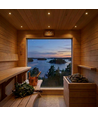 Sauna inbouwspot - 24V DC, RA93, 1,1W, 3m kabel, Gat: Ø3 cm, Afmeting: Ø3,5 cm