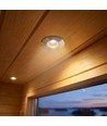 Sauna inbouwspot - 24V DC, RA93, 1,1W, 3m kabel, Gat: Ø3 cm, Afmeting: Ø3,5 cm
