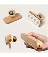 Oplaadbare wandlamp van hout - 360° draaibaar, incl. lichtbron, IP20, 3W