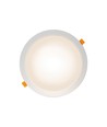 24W Ø22cm LED inbouwpanel - IP54 buiten, Zaaggat: Ø19,5 cm, Afmetingen: Ø22 cm